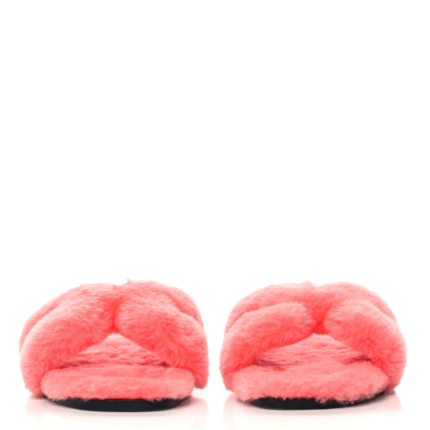 Hermes Woolskin Oran Sandals 38.5 Rose Du Desert 3 of 9