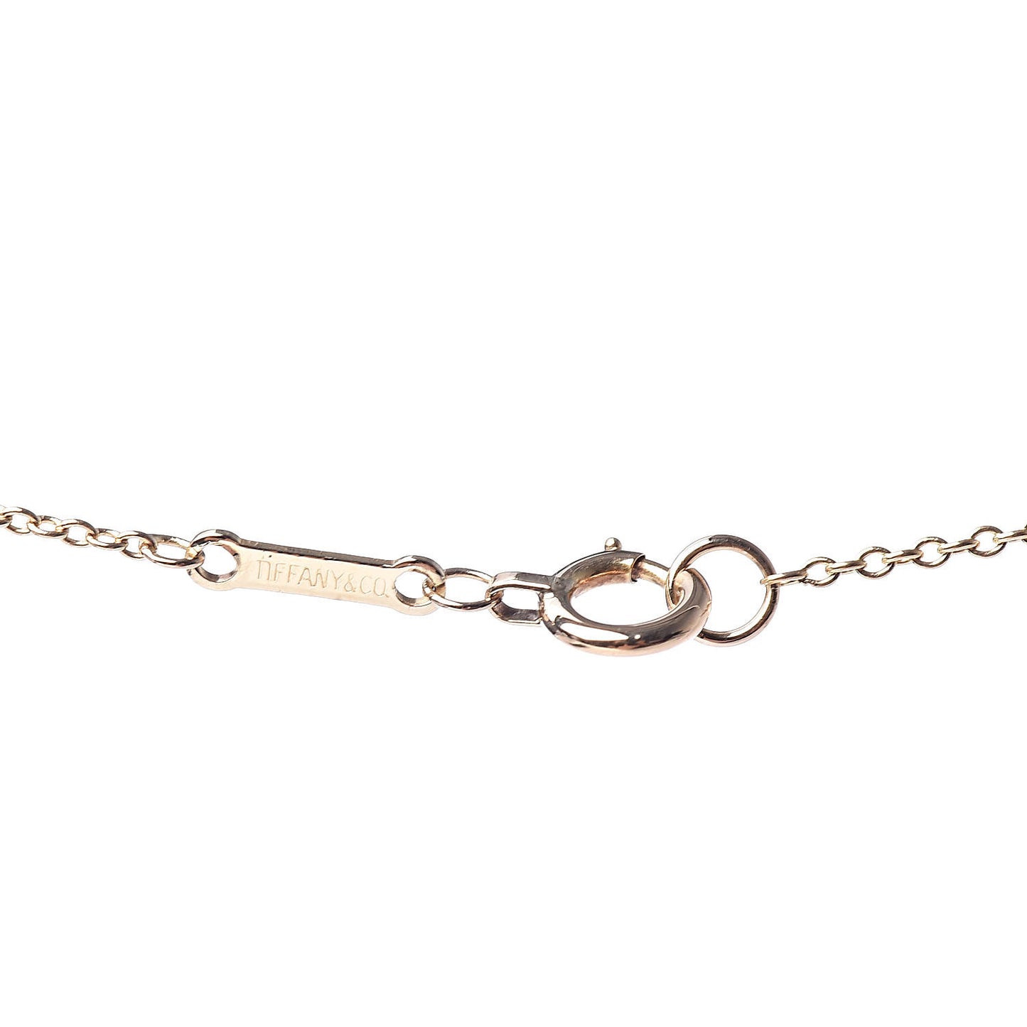 18K Yellow Gold 11mm Elsa Peretti Bean Pendant Necklace