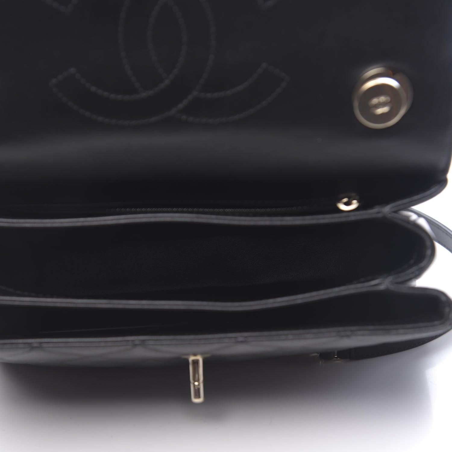 Chanel Lambskin Quilted Small Trendy CC Dual Handle Flap Bag Black 5 of 11