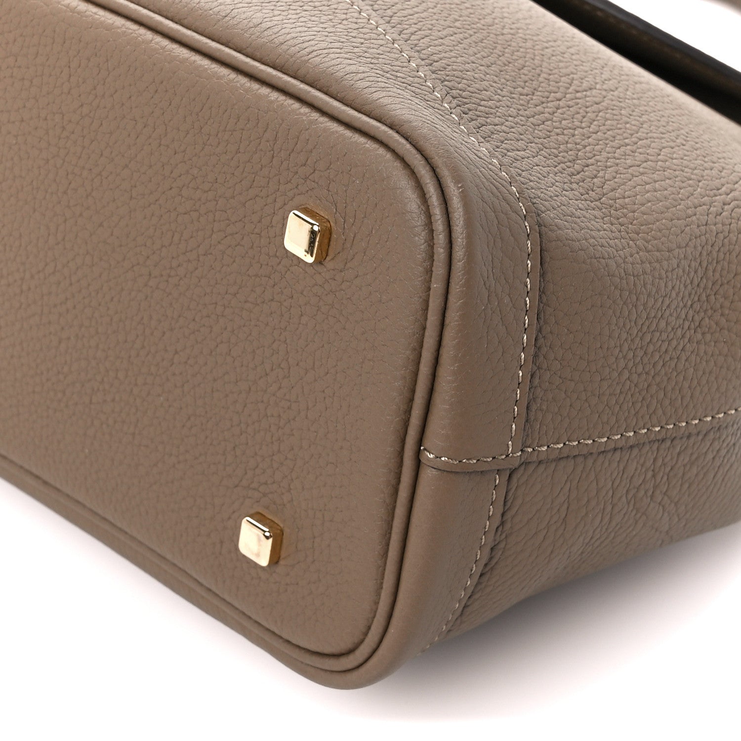 Moynat Taurillon Blush Calfskin Gabby PM Taupe 10 of 11