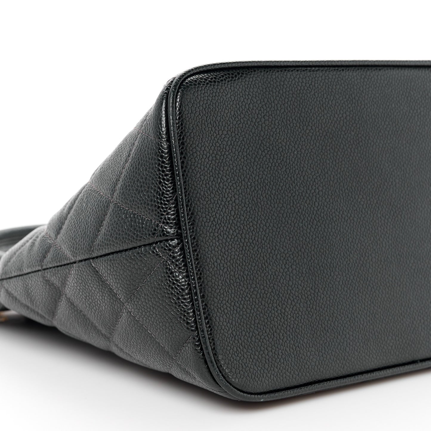 Caviar Quilted Medallion Tote Black