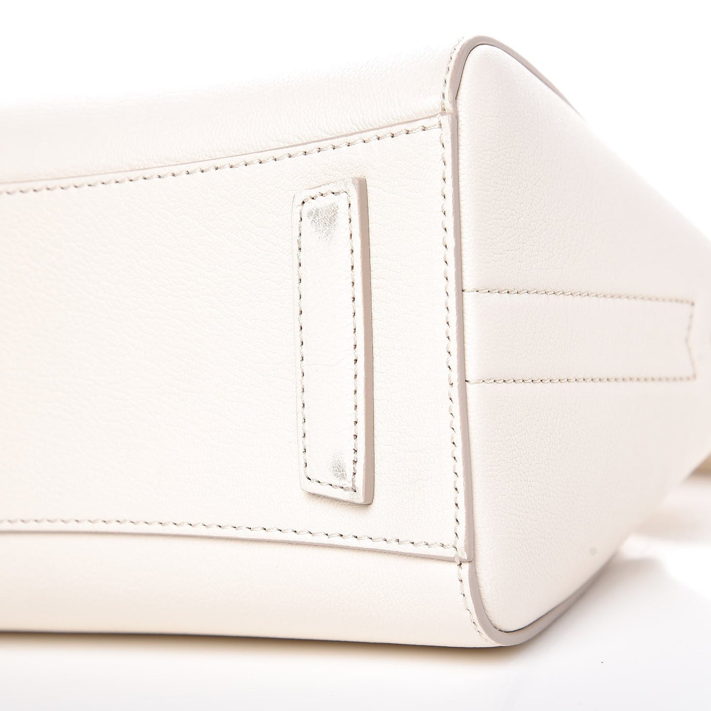 Sugar Goatskin Mini Antigona Off White