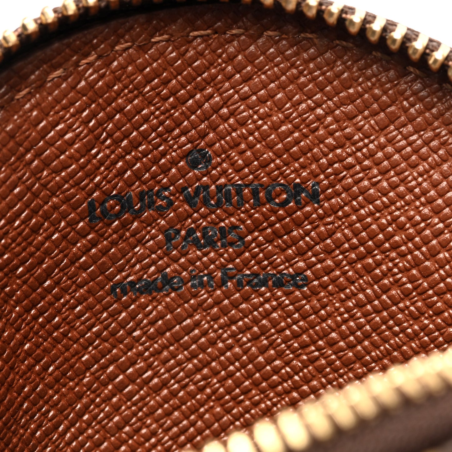 Monogram Round Coin Purse