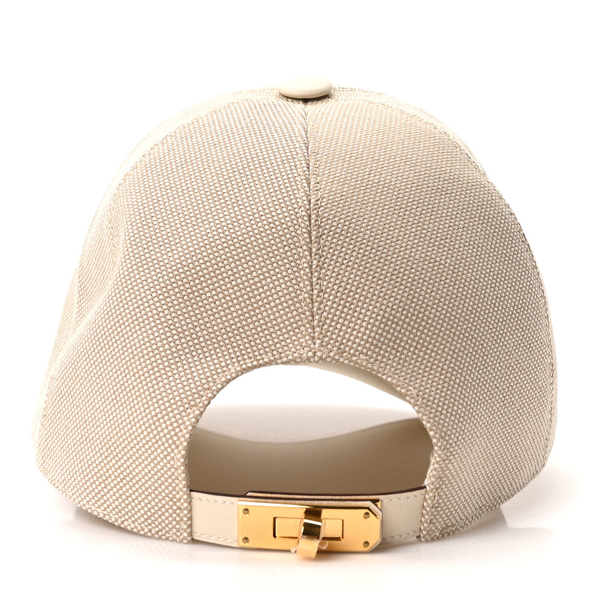Hermes Toile H Cotton Canvas Swift Tess Kelly Plein Air Cap 58 Desert Nata 5 of 9