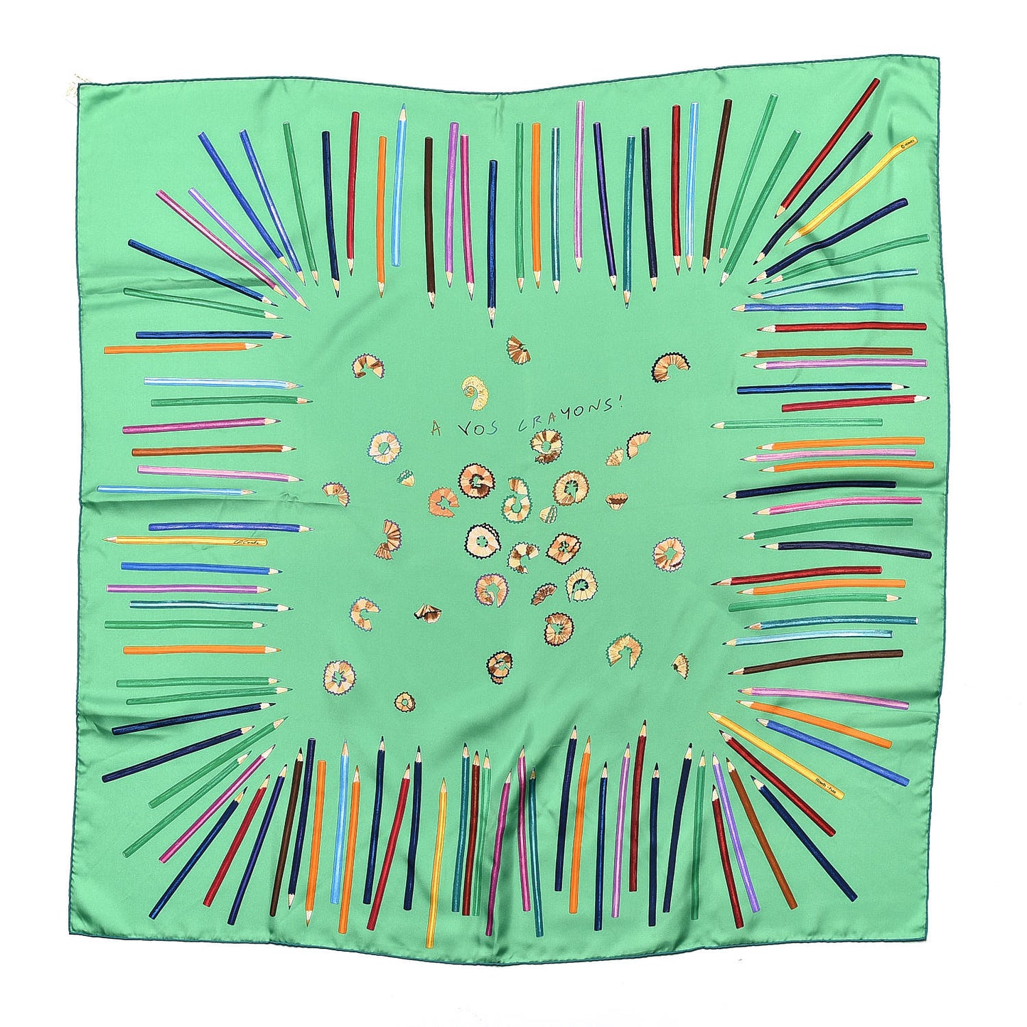 Silk A Vos Crayons Scarf 90