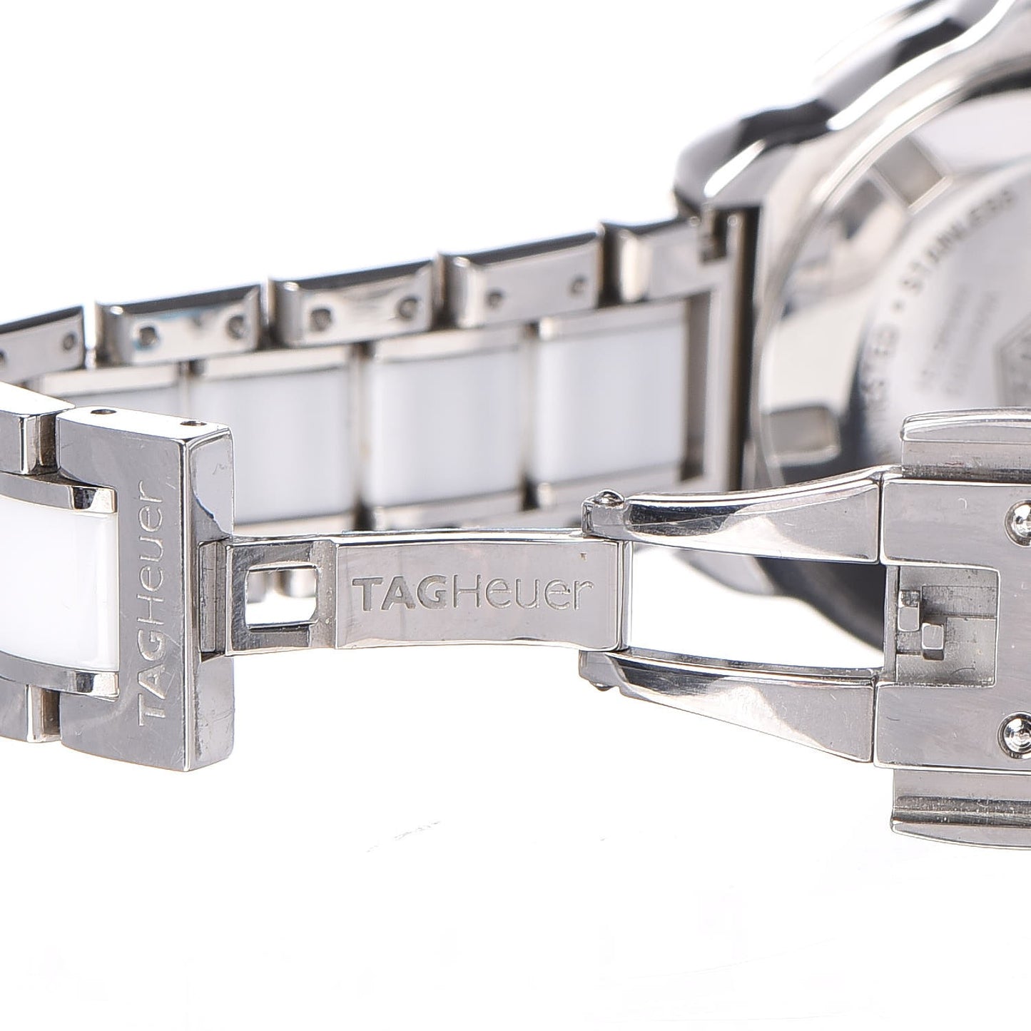 Stainless Steel Ceramic Diamond 32mm Formula 1 Quartz Watch White WAH1313