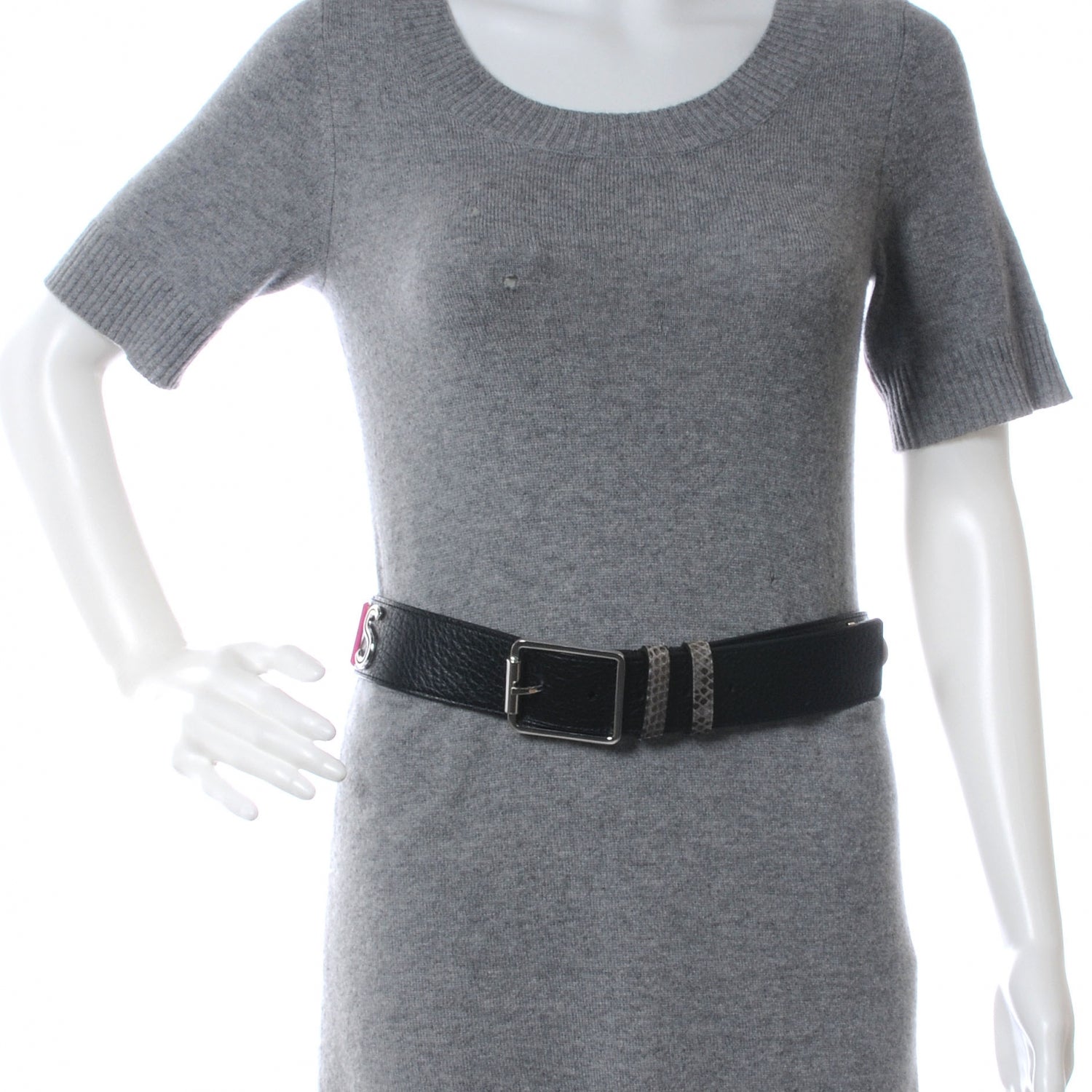 Louis Vuitton Leather Paris Belt Black 85 35 2 of 7