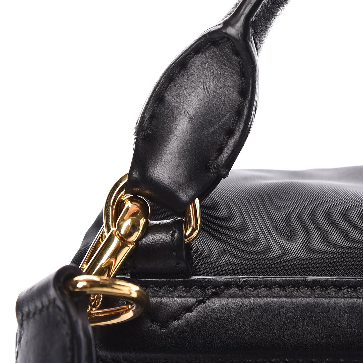 Nylon Small Rucksack Backpack Black