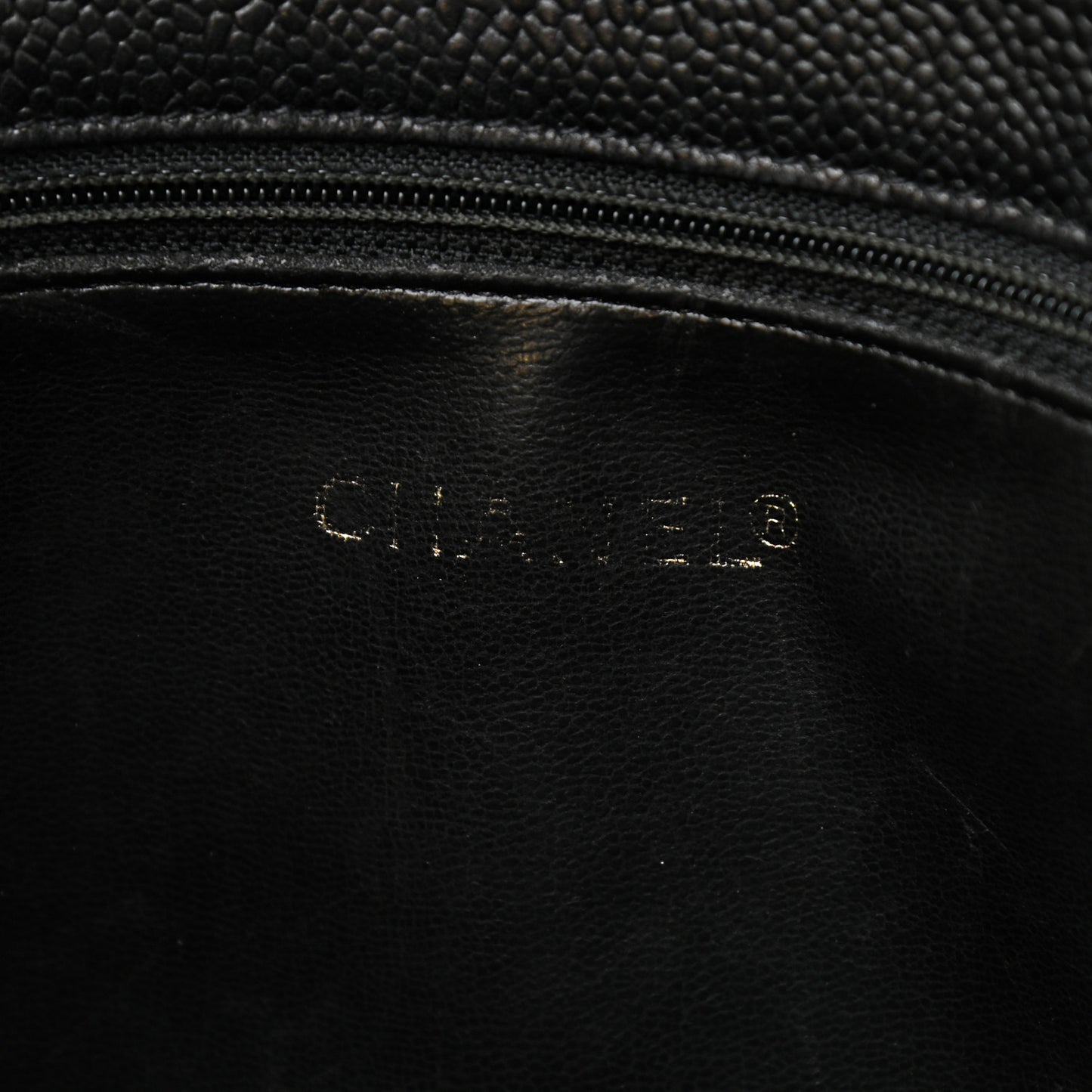 Caviar Flap Shoulder Bag Black