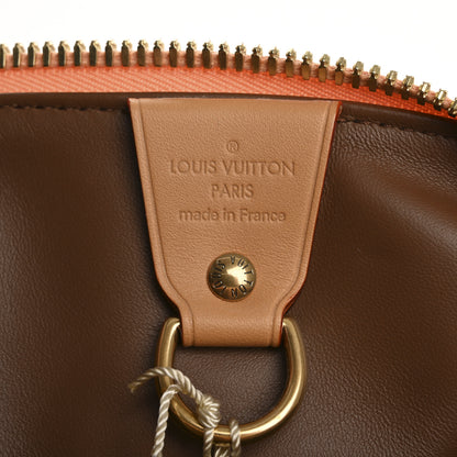 Louis Vuitton Calfskin Monogram Speedy P9 Bandouliere 40 Summer Peach 6 of 10