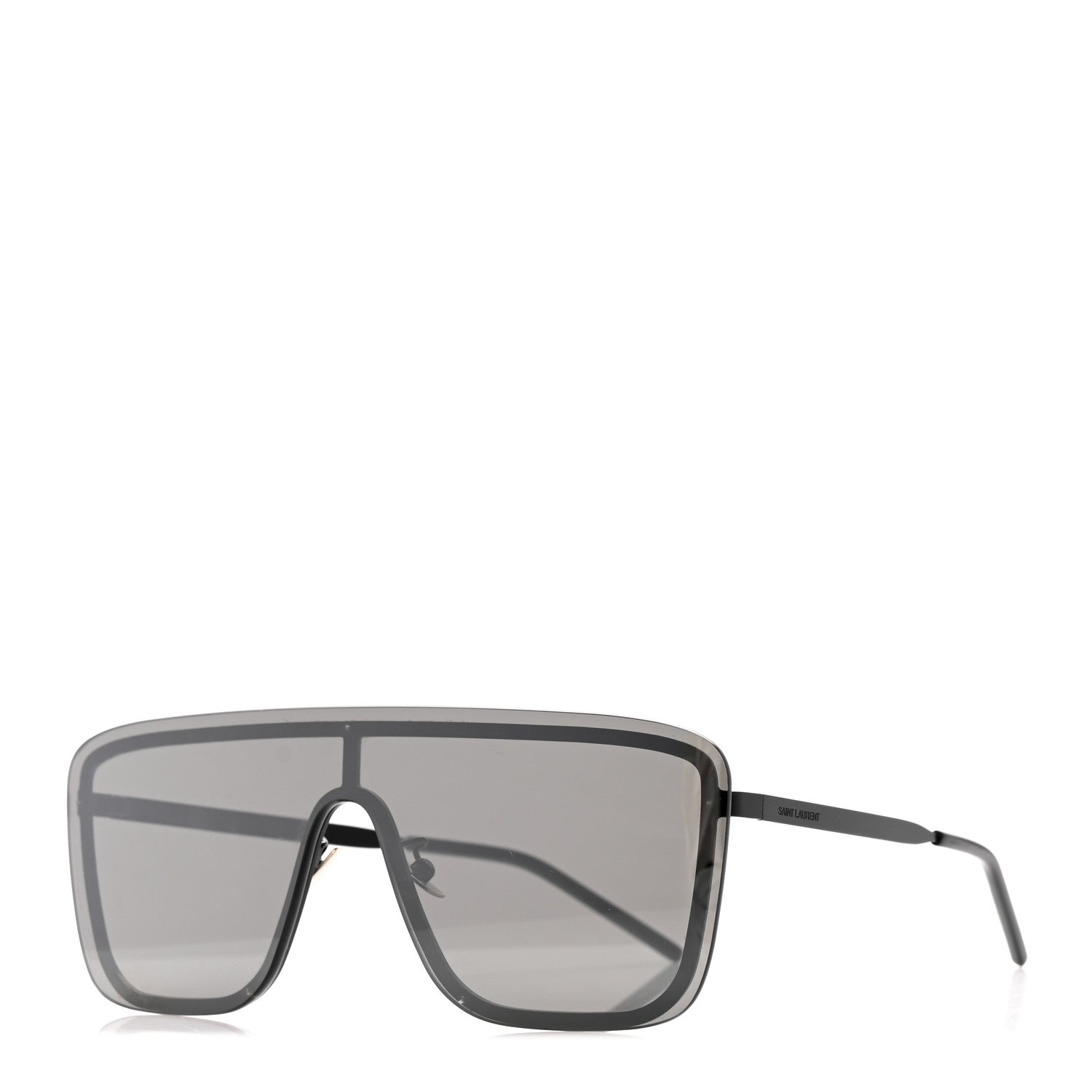Saint Laurent Metal SL 364 Mask Sunglasses Black 1 of 9