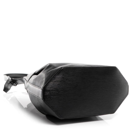 Louis Vuitton Epi Sac D'Epaule GM Black 4 of 8
