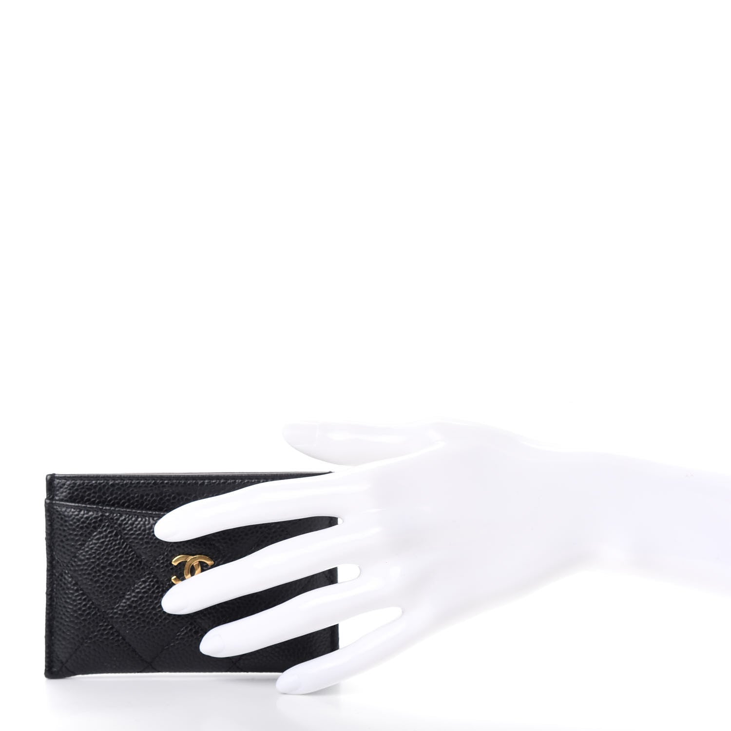 Chanel Caviar Quilted Card Holder Black 2 of 9
