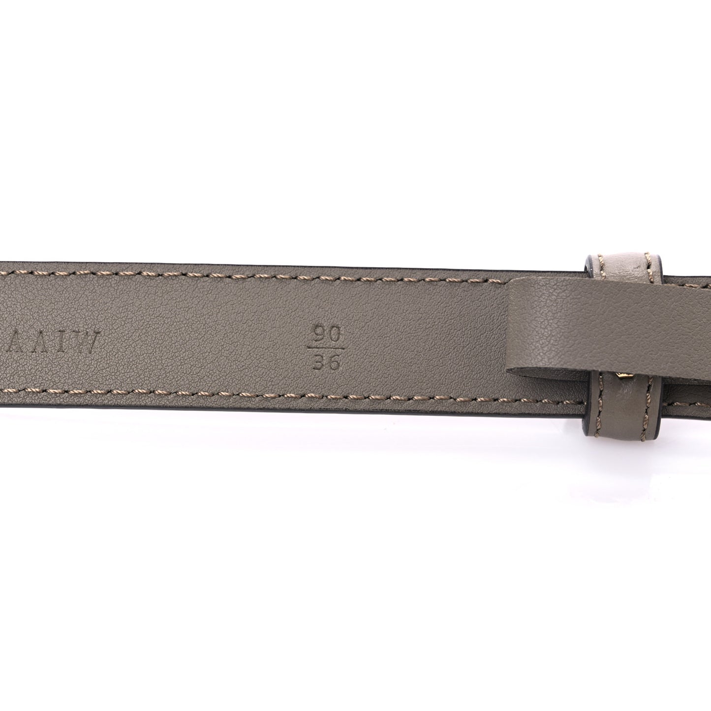 Vitello King FF 2CM Belt 90 36 Grey