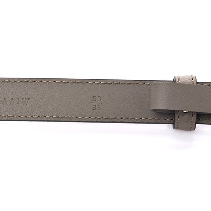 Fendi Vitello King FF 2CM Belt 90 36 Grey 5 of 6