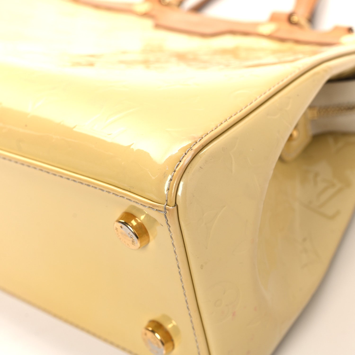 Louis Vuitton Vernis Brea MM Blanc Corail 9 of 11