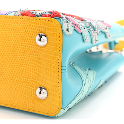 Louis Vuitton Calfskin Lizard Artycapucines Tschabalala Self PM Multicolor 10 of 10