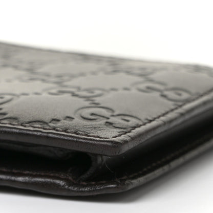 Gucci Guccissima Bi-Fold ID Wallet Black 9 of 10