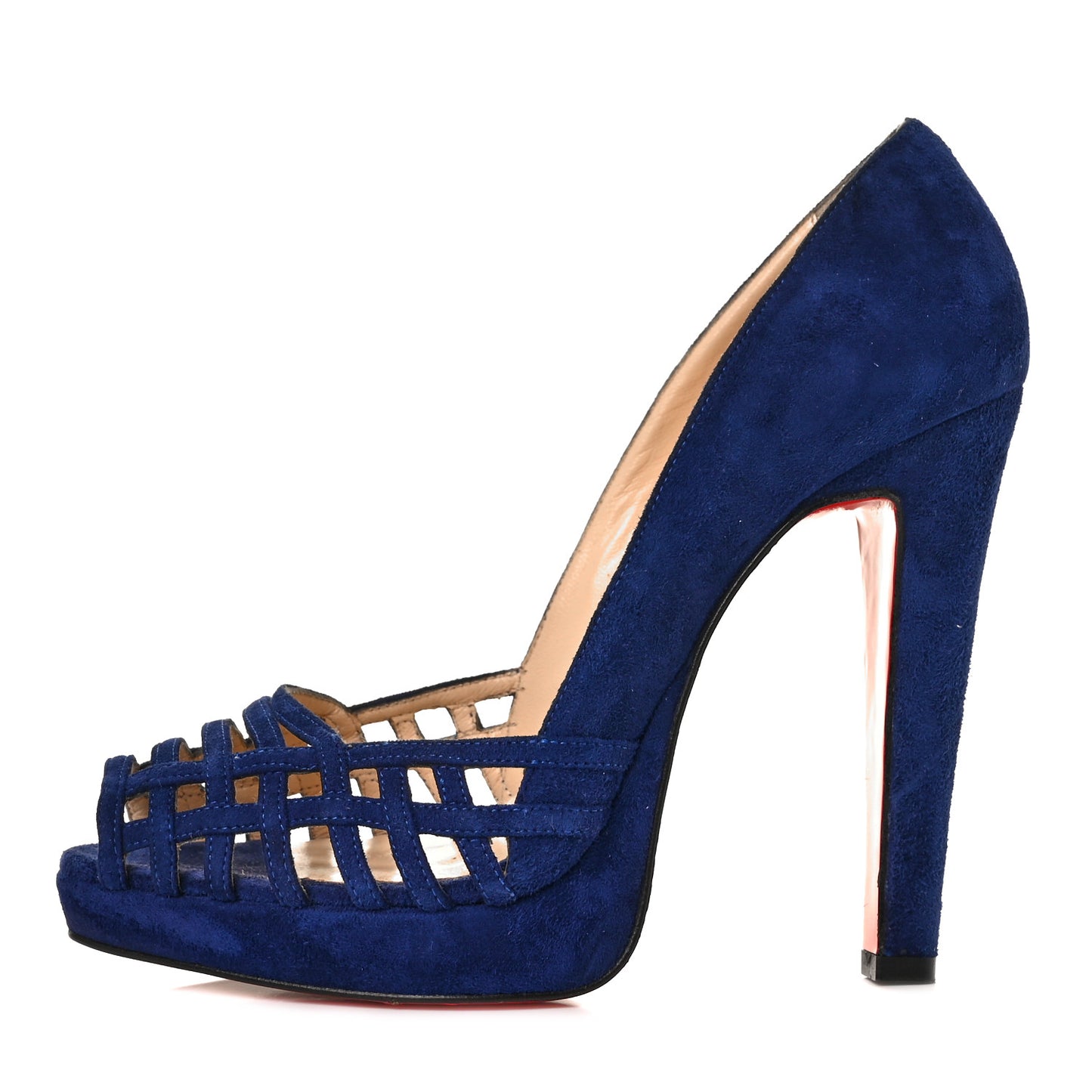 Veau Velours Chalumo Pumps 37.5 Indigo