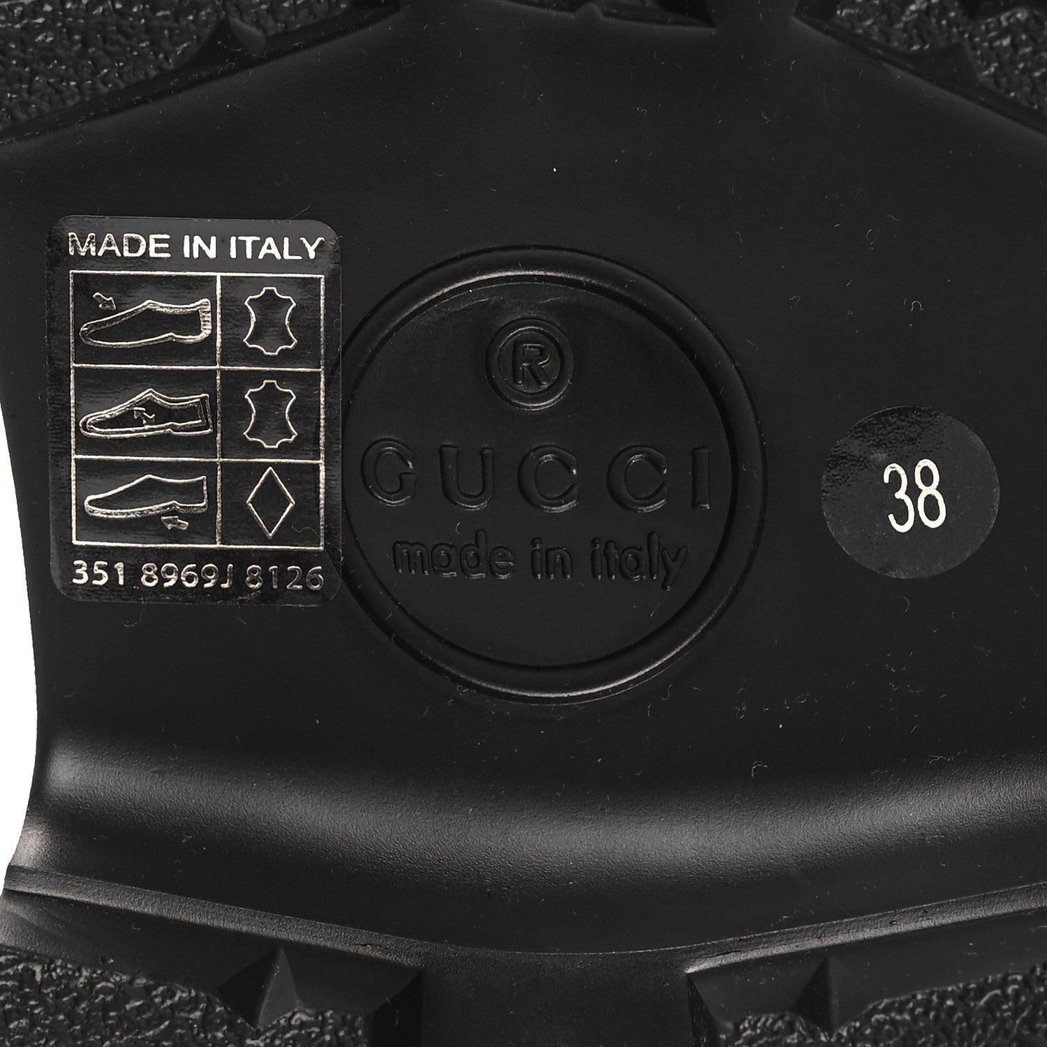 Gucci Magnum Calfskin Womens Horsebit Platform Mules 38 Black 6 of 9