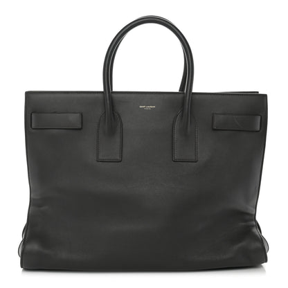 Saint Laurent Calfskin Large Sac de Jour Carryall Grey 1 of 16
