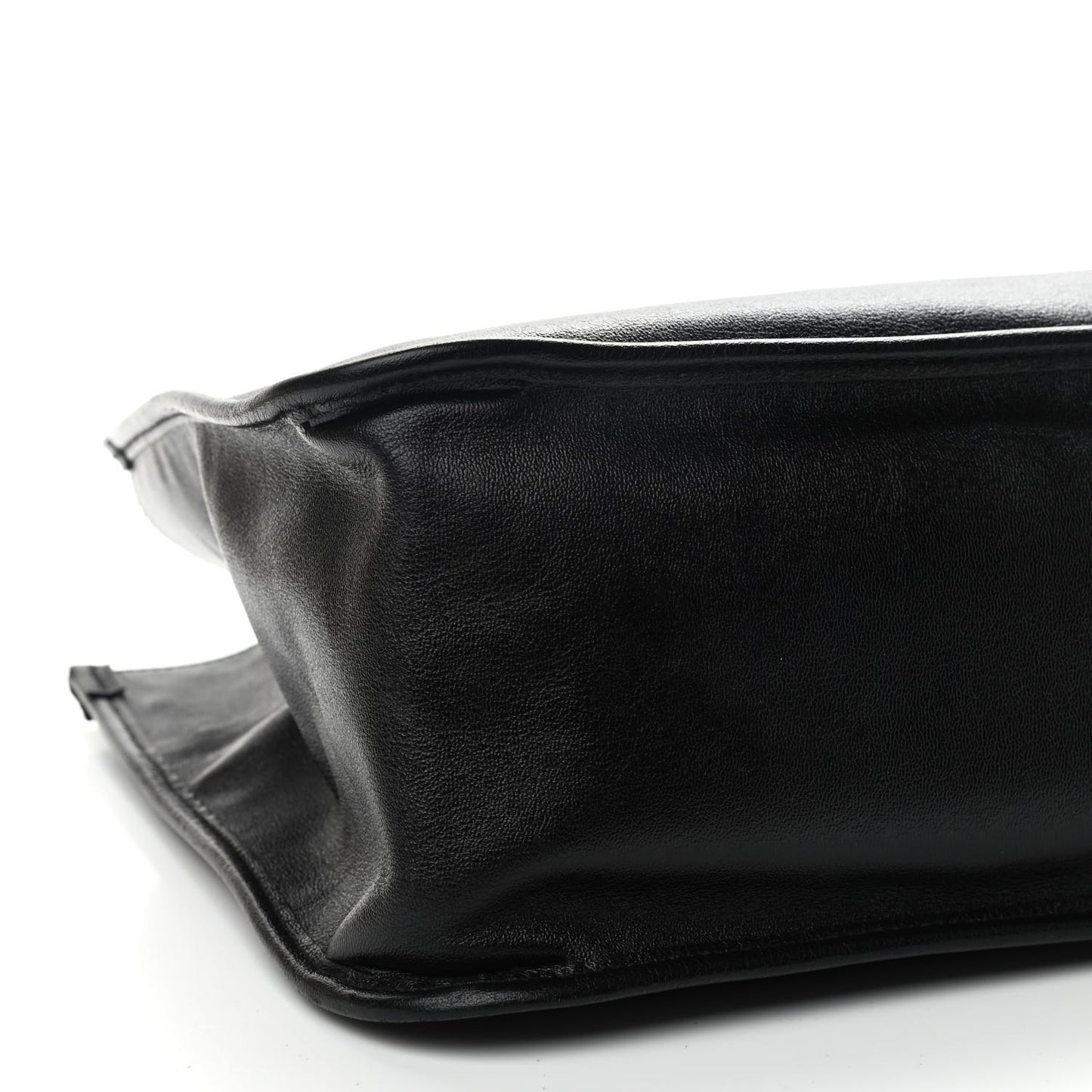 New Sakai Calfskin Lux Horsebit 1955 Tote Bag Black