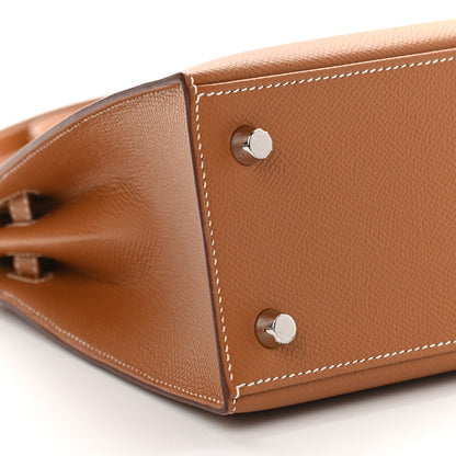 Hermes Epsom Kelly Sellier 25 Gold 8 of 11