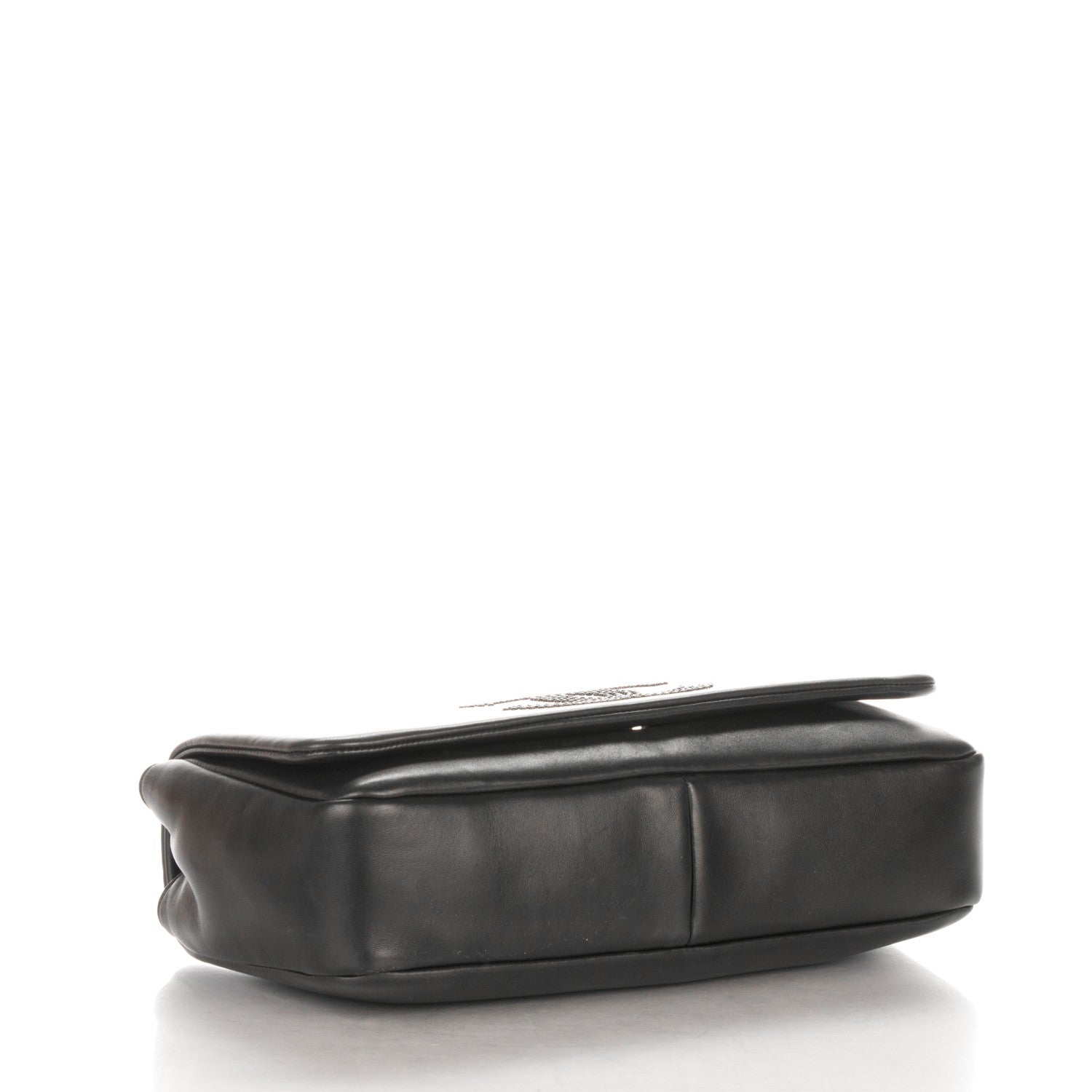 Chanel Lambskin Studded CC East West Flap Black 4 of 7
