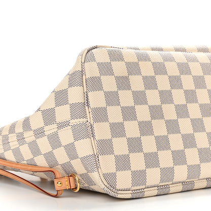 Louis Vuitton Damier Azur Neo Neverfull MM Rose Ballerine 9 of 11