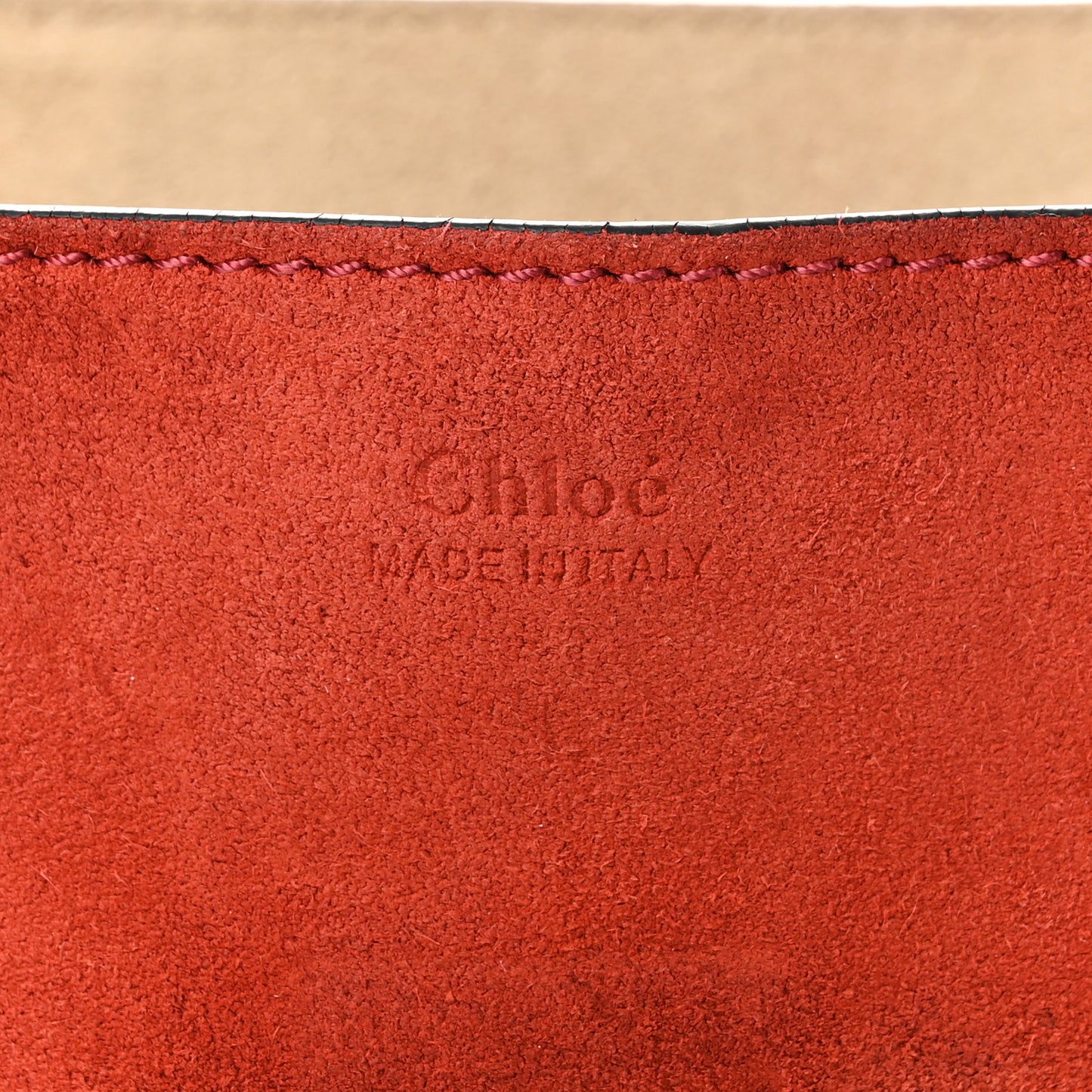 Suede Smooth Calfskin Drew Shoulder Bag Poppy