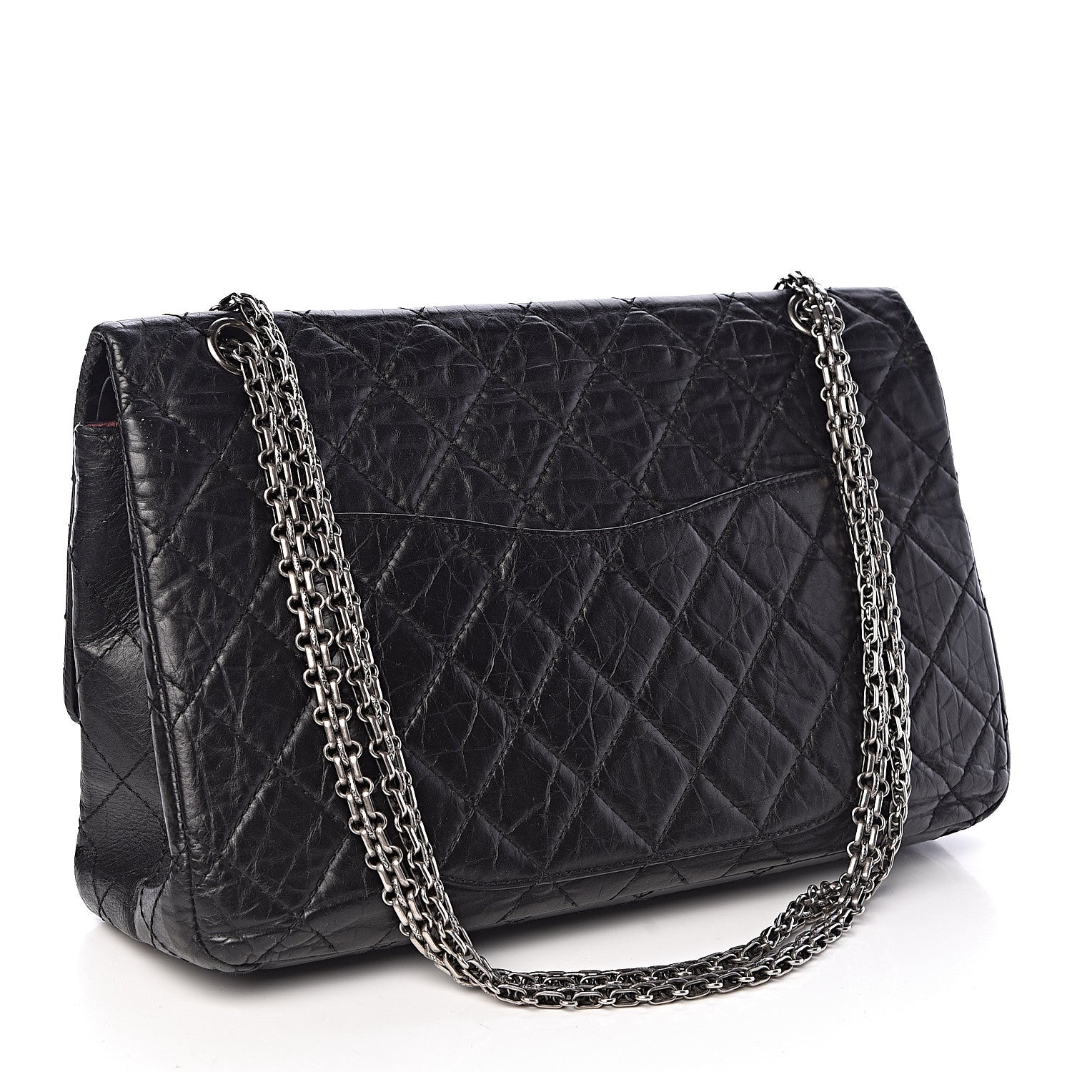 Chanel Aged Calfskin Quilted 2.55 Reissue 227 Flap Black 3 of 15