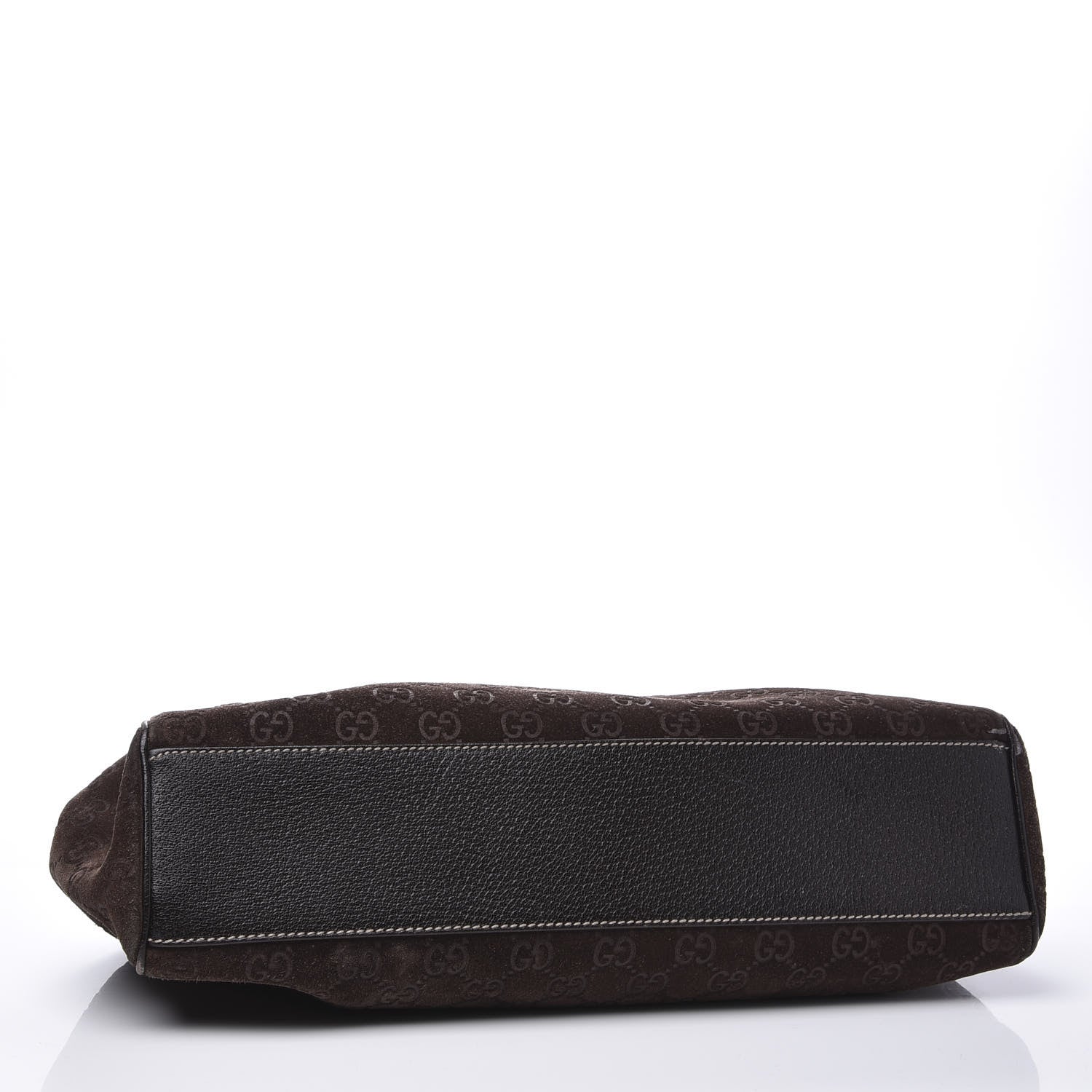 Gucci Monogram Suede Medium Charmy Shoulder Bag Dark Brown 3 of 9