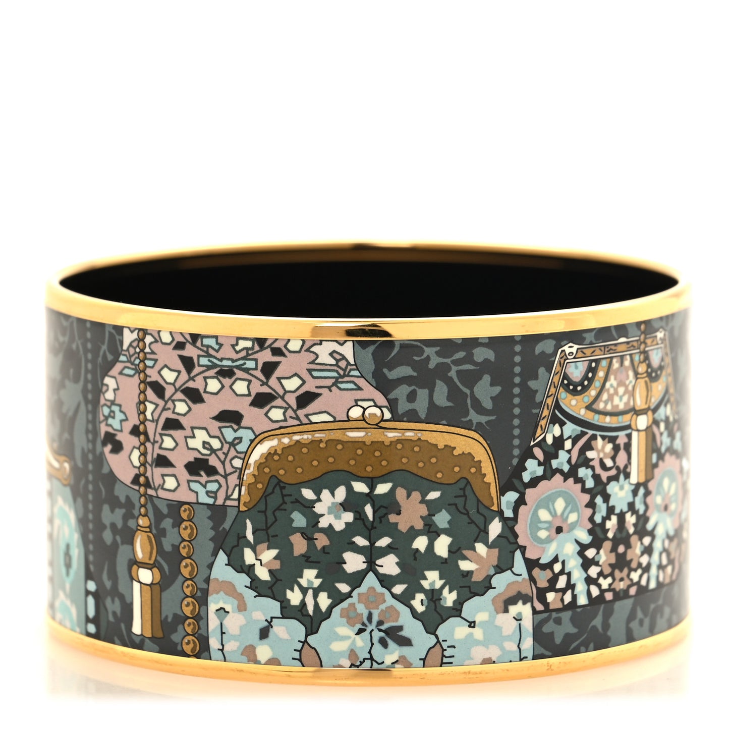 Enamel Printed Cachemire de Tamara Extra Wide Bracelet 65