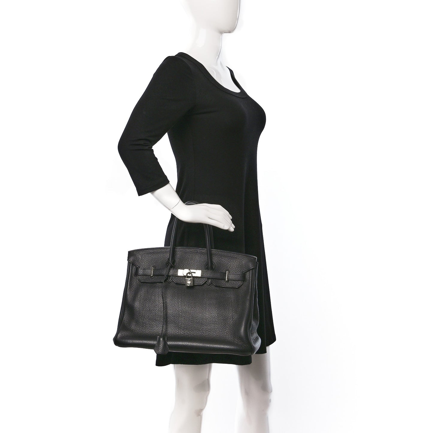 Taurillon Clemence Birkin 35 Black