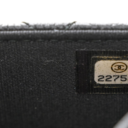 Chanel Caviar Quilted Boy Wallet On Chain WOC Black 8 of 14