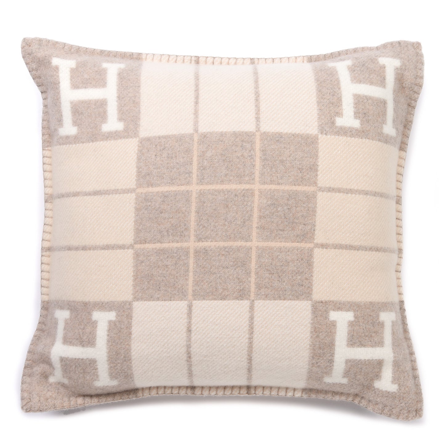 Wool Cashmere Avalon III Pillow PM Coco Camomille