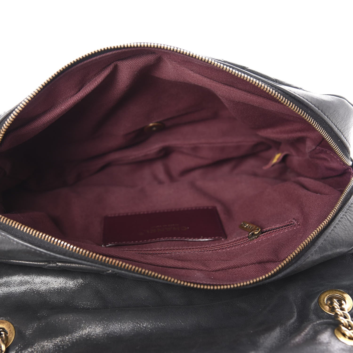 Chanel Iridescent Calfskin Quilted Maxi Shiva Flap Black 5 of 10