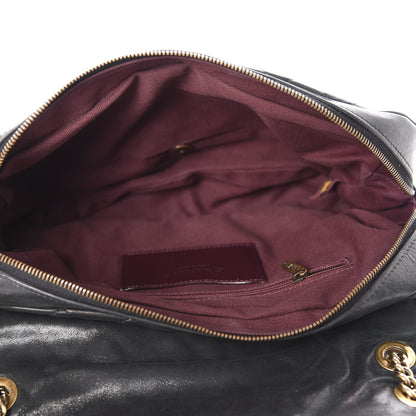 Chanel Iridescent Calfskin Quilted Maxi Shiva Flap Black 5 of 10