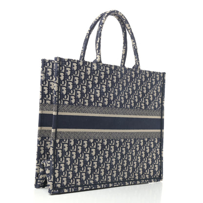 Christian Dior Oblique Book Tote Blue Multicolor 2 of 4