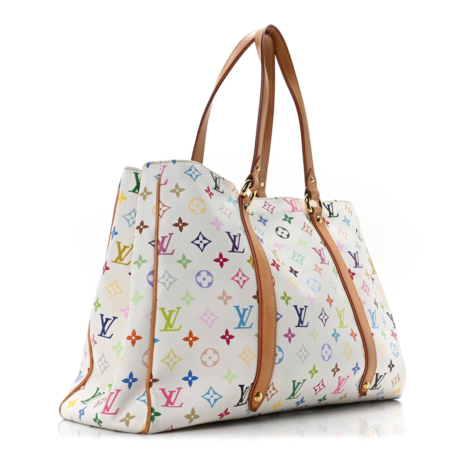 Louis Vuitton Monogram Multicolor Aurelia GM White 3 of 9