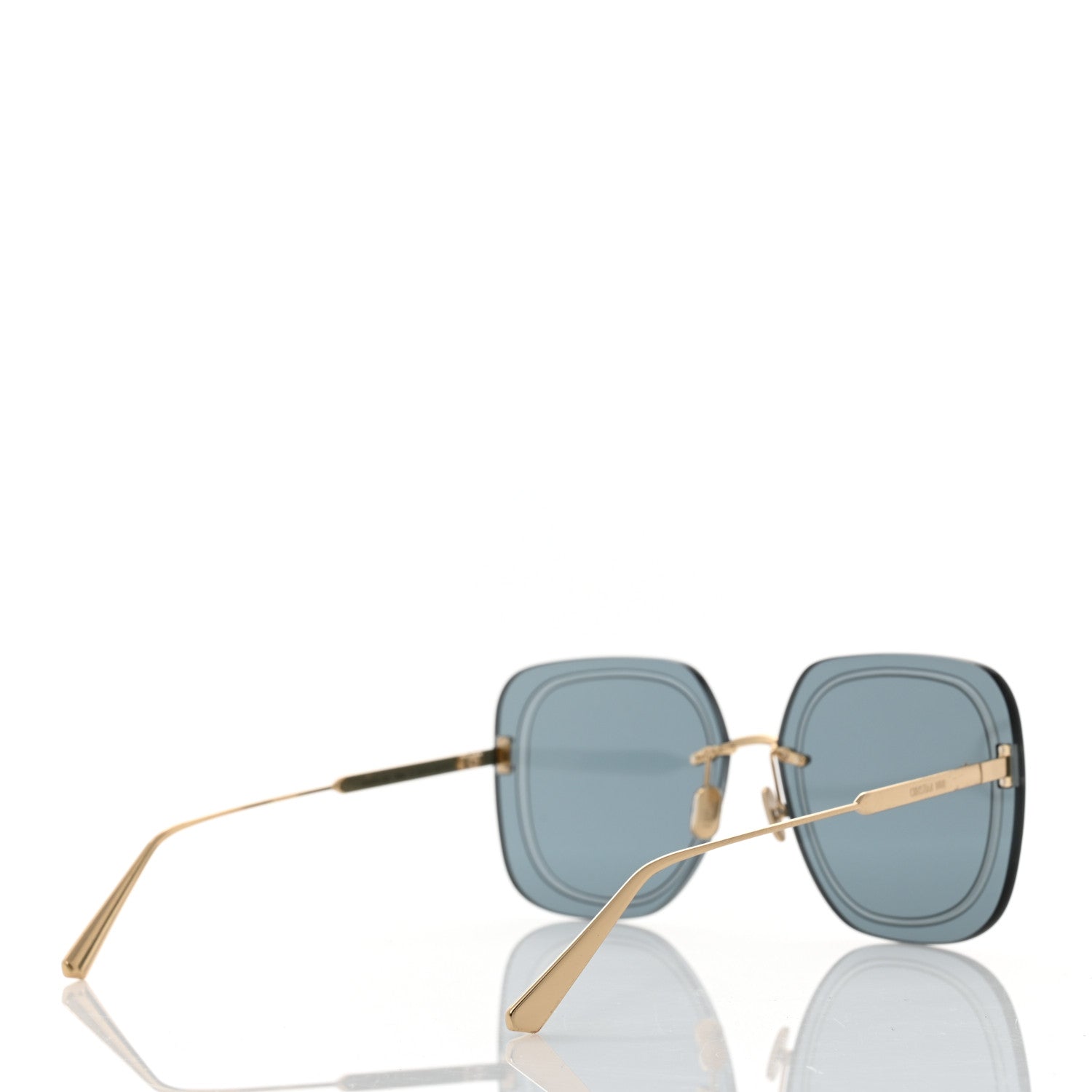Christian Dior UltraDior SU Sunglasses Gold Blue 4 of 7