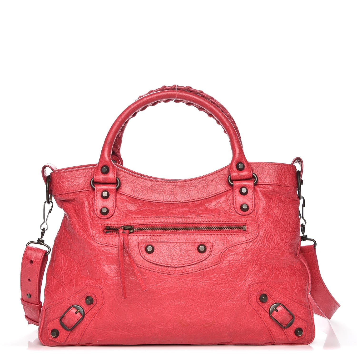 Balenciaga Agneau Classic Hardware Town Rose Thulian 1 of 8