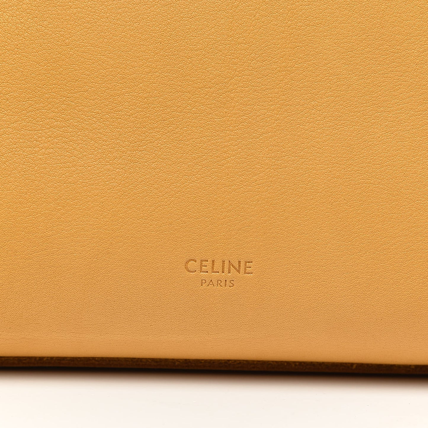 Soft Bare Calfskin Medium Big Bag Honey