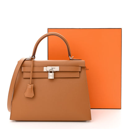 Hermes Epsom Verso Kelly Sellier 28 Gold Ambre 12 of 12