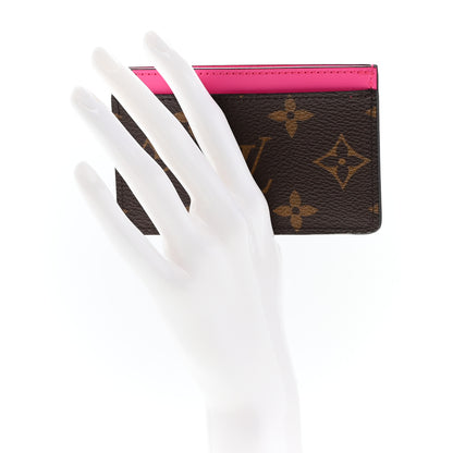 Louis Vuitton Monogram Card Holder Rose 2 of 8