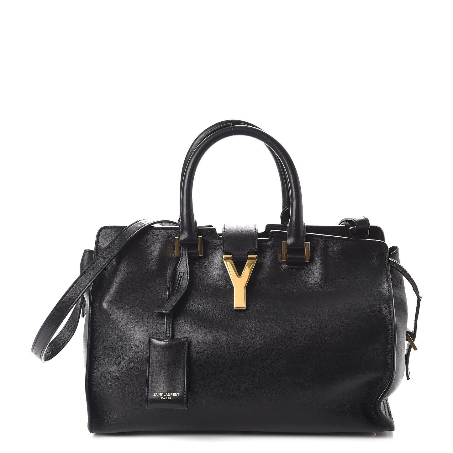 Calfskin Small Classic Y Cabas Black