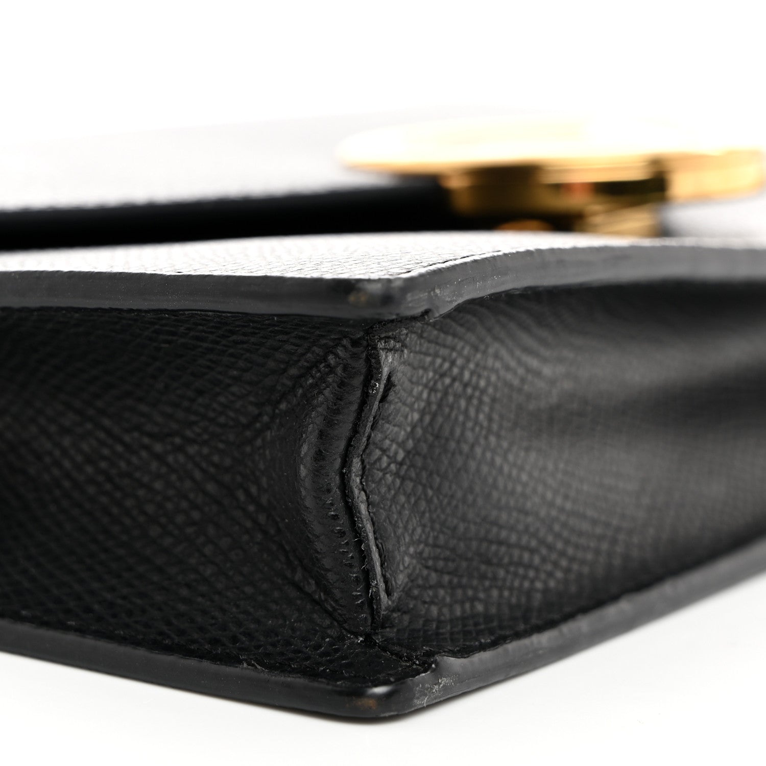 Fendi Vitello Cruise F is Fendi Medium Envelope Wallet on Chain Black 9 of 10