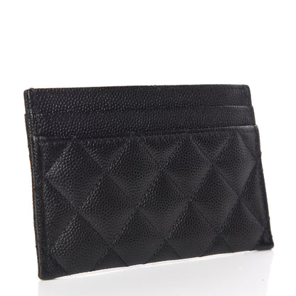 Chanel Caviar Quilted Boy Card Holder Black 3 of 9
