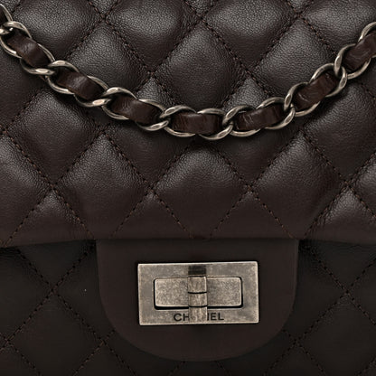 Chanel Goatskin Quilted 2.55 Reissue 225 Flap Dark Brown 8 of 14