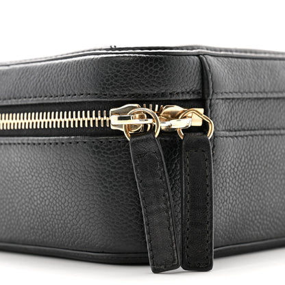 Chanel Caviar Quilted Medium CC Filigree Vanity Case Black 10 of 13